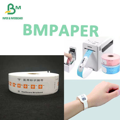 Fabbrica di forniture di carta sintetica termica medica eco-friendly per braccialetti etichette
