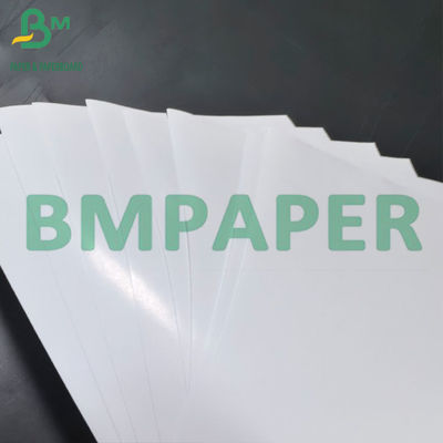 Carta adesiva PP adesiva bianca da 80 mm con carta lucida da 80 g per la stampa laser