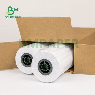 100 gm 150 gm Matt rivestito CAD Plotter Paper Roll 24' 36' X 300ft Dye Ink