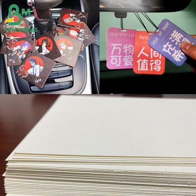 1.8mm 2.0mm Car Air Freshener Paper eccellente assorbimento cartone di cotone ad alta densità 70x100