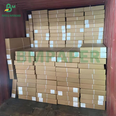 20LB Rollo di carta bianca non rivestita di grande formato per stampanti a getto d'inchiostro 24&quot; x 150&quot;