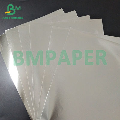 70 gm 763 mm Stampabilità Argentea resistenza all'umidità Etichetta di birra alluminata Carta olografica