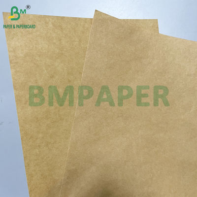 70 80 GSM Rollo di carta kraft marrone non sbiancato di alta resistenza 50 kg carico