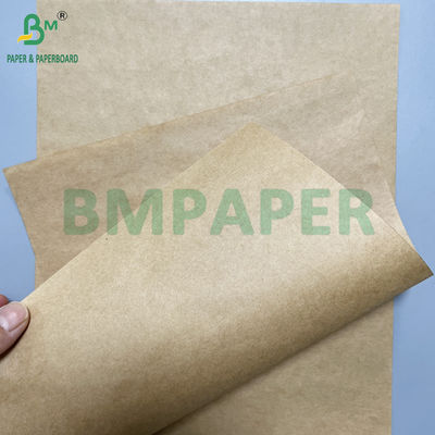 70 80 GSM Rollo di carta kraft marrone non sbiancato di alta resistenza 50 kg carico