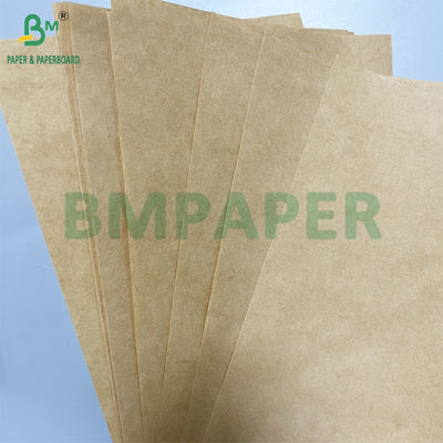 70 80 GSM Rollo di carta kraft marrone non sbiancato di alta resistenza 50 kg carico