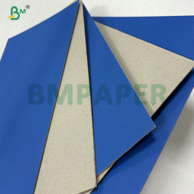 2mm 2.5mm Un lato Blu Laminato Grigio Back Board per Gift Box 31 x 43 pollici
