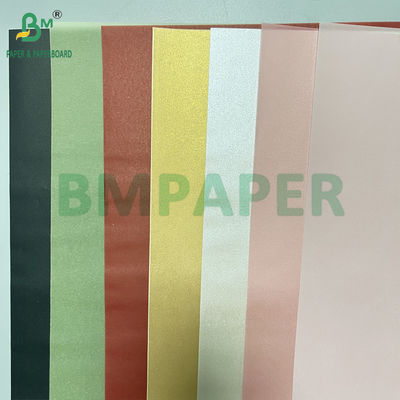 100 GSM Oro liscio Premium Rosa Rollo di carta semitransparente 889mm Larghezza