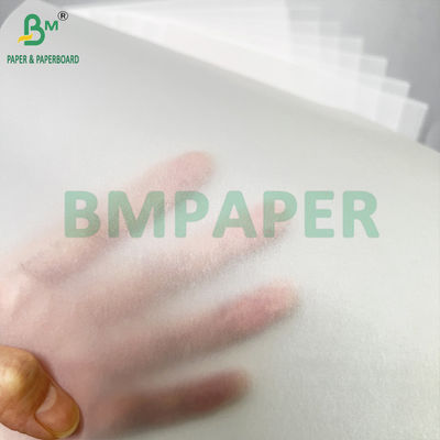 50 83 GSM Rollo di carta da trasferimento bianco liscio semitrasparente 880 mm x 40 m