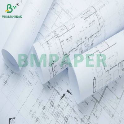 36' x 500ft 3' Core Format CAD Inkjet Paper Roll per la stampa di piani architettonici