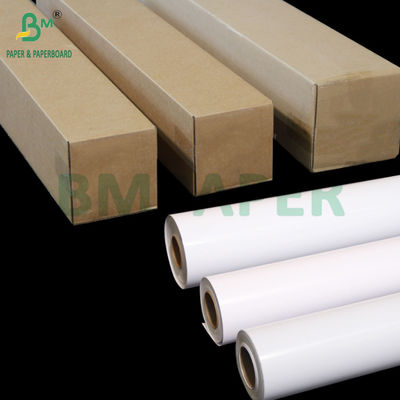 250g 260g RC Satin Inkjet Photo Paper Roll Pigment Ink 24 pollici 44 pollici x 100 piedi