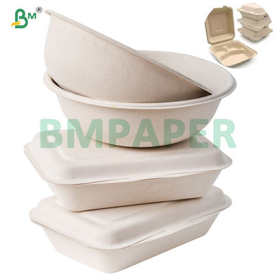 130 g 300 g Carta di canna da zucchero naturale carta di pasta di pasta per piatti per alimenti rotoli cartone biodegradabile
