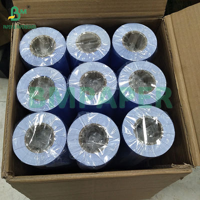 20LB 24&quot; singolo lato Blu Violettino Luminoso CAD Plotter Ingegneria obbligazioni Rulli di carta