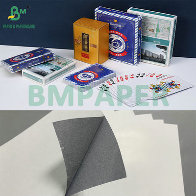 230 gm 310 gm C2S Cartone da gioco bianco con centro blu nero
