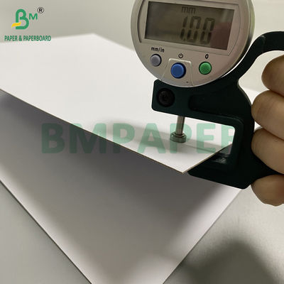 Fabbricazione a base di cartone di doppio spessore rivestito su due lati bianco 1,0 mm 0,8 mm 0,7 mm 31x43 pollici