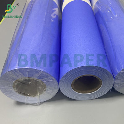 80gm Digital Plotter Paper Rolls Largo formato Colorato Purple Blu 35&quot; X 300ft