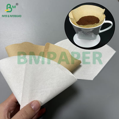 50 gm Carta di filtro per caffè marrone naturale non sbiancata Materia prima di qualità alimentare