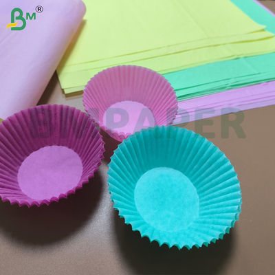 Carta per la confezione di cupcake 40g 50g carta greaseproof colore caffè