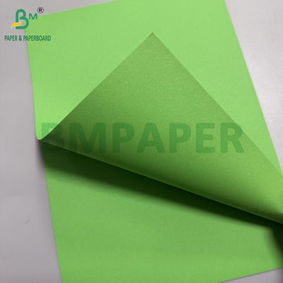 80 gm carta verde pappagallo senza legno 25,5" x 38,5" fogli di carta a colori