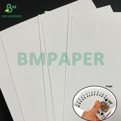290gm 300gm Carta nera a nucleo bianco Cartone per la creazione di carte di scambio
