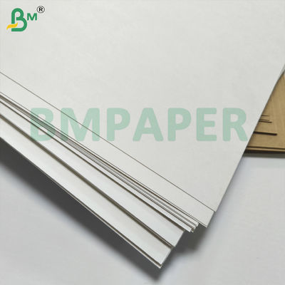 BMPAPER a prova di liquido carta da tazze bianca e marrone stratificata con rivestimento PE
