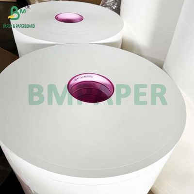 34 mm x 6000 m Rollo di carta MG bianco 25 g 26 g Per avvolgere cannucce di plastica