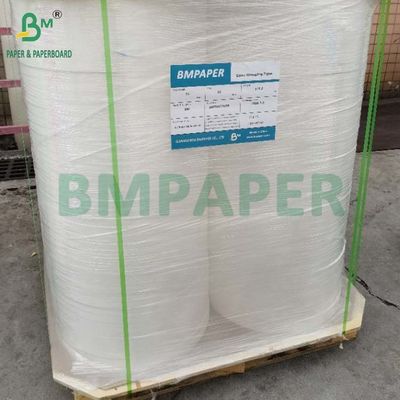 34 mm x 6000 m Rollo di carta MG bianco 25 g 26 g Per avvolgere cannucce di plastica