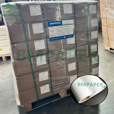 80 grammi di carta grafica bianca 1220 mm di larghezza x 150 m di lunghezza 3 "Core OEM Cartone imballaggio