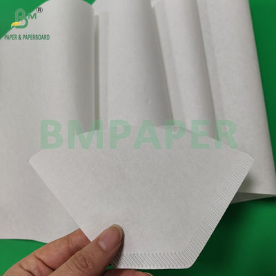 50 gm 328 mm Rollo di carta di residui di filtro per caffè di qualità alimentare bianco e marrone