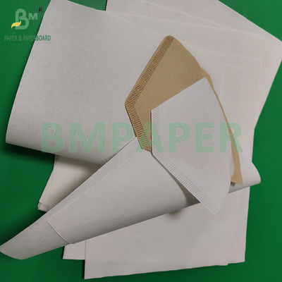 50 gm 328 mm Rollo di carta di residui di filtro per caffè di qualità alimentare bianco e marrone