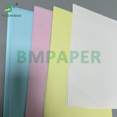 Bianco CB Giallo CF 75grs 78grs Bianco carta NCR senza carbonio 8,5" X 14" Immagine nera