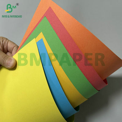 70 grammi 80 grammi A0 A1 Rosa Verde Carta a colori non rivestita Per la stampa offset