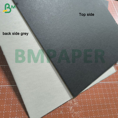Carta nera laminata a cartone grigio da un lato spessore 2 mm per imballaggi