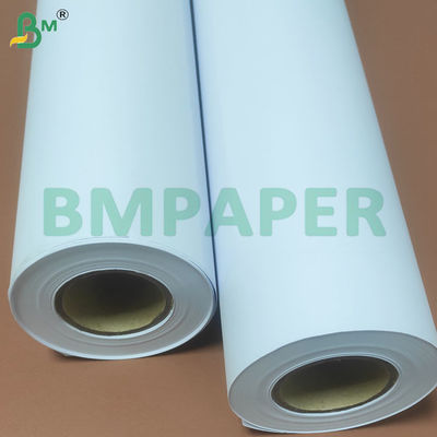Alta rigidità 2/3 Inch Core Size Bianco CAD Plotter Rolls di carta da stampa