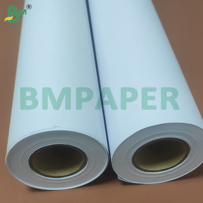 Alta rigidità 2/3 Inch Core Size Bianco CAD Plotter Rolls di carta da stampa