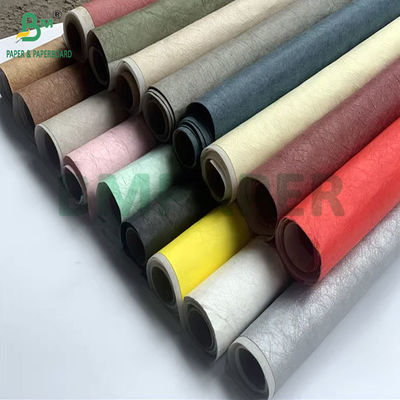 147cm Larghezza del rullo 0,55mm Carta Tyvek PU fognabile per borse da donna