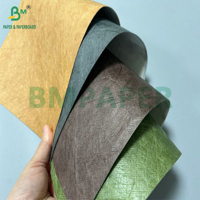 147cm Larghezza del rullo 0,55mm Carta Tyvek PU fognabile per borse da donna