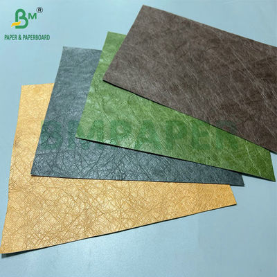 147cm Larghezza del rullo 0,55mm Carta Tyvek PU fognabile per borse da donna