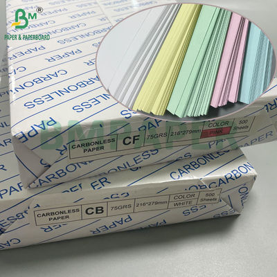 56g - 78g Autocopia digitale NCR Lettera di carta Dimensione 8/2 x 11 pollici Immagine Nero