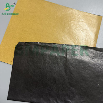 30g Roll di carta nera lucida a doppio lato 370 mm 420 mm per la protezione dei sacchetti di frutta