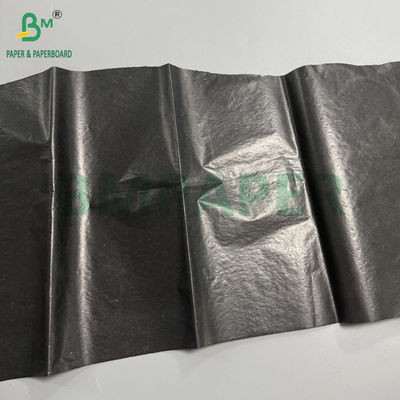 30g Roll di carta nera lucida a doppio lato 370 mm 420 mm per la protezione dei sacchetti di frutta