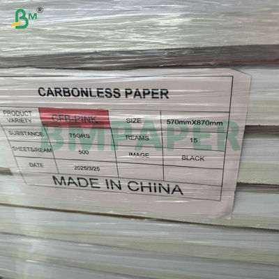 572 mm X 876 mm 55 grammi 60 grammi NCR CB CFB CF Carta di autocopia senza carbonio In Ream
