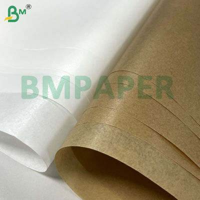 Carta di rilascio rivestita in silicone Kraft marrone 80 gm per etichette e applicazioni resistenti al grasso