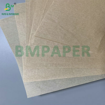 30 gm 40 gm Carta di pergamena da forno marrone a doppio lato, rotolo Jumbo in silicone