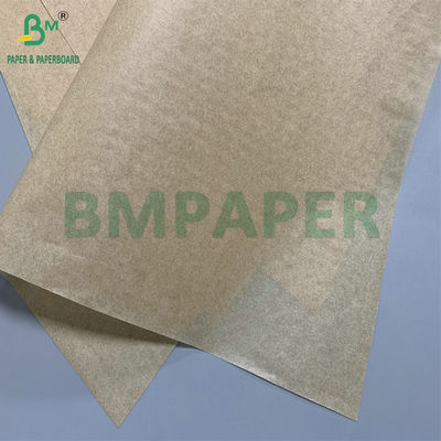 30 gm 40 gm Carta di pergamena da forno marrone a doppio lato, rotolo Jumbo in silicone
