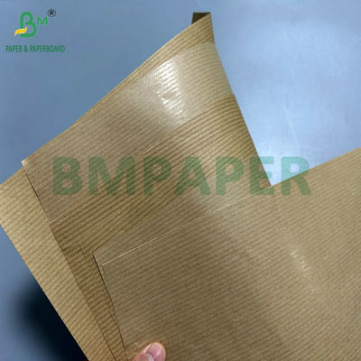60gm 70gm 70x 100cm Marrone Rivestito 1 lato Carta Kraft a nervatura Per sacchetti di imballaggio alimentare