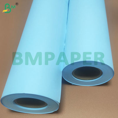 2 pollici Core Size Chiara immagine doppio lato Blu Plotter Paper Rolls