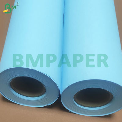 2 pollici Core Size Chiara immagine doppio lato Blu Plotter Paper Rolls
