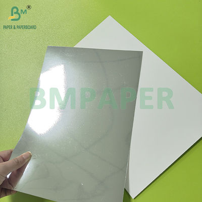 400gm 425gm Silver Mirror Cardstock Shimmer Carta metallica per scatola di imballaggio
