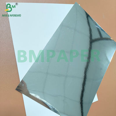 400gm 425gm Silver Mirror Cardstock Shimmer Carta metallica per scatola di imballaggio