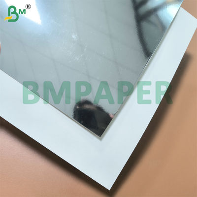 Carta di cartone d'argento 700 x 1000 mm 350 gm PET Carta di foglio di alluminio